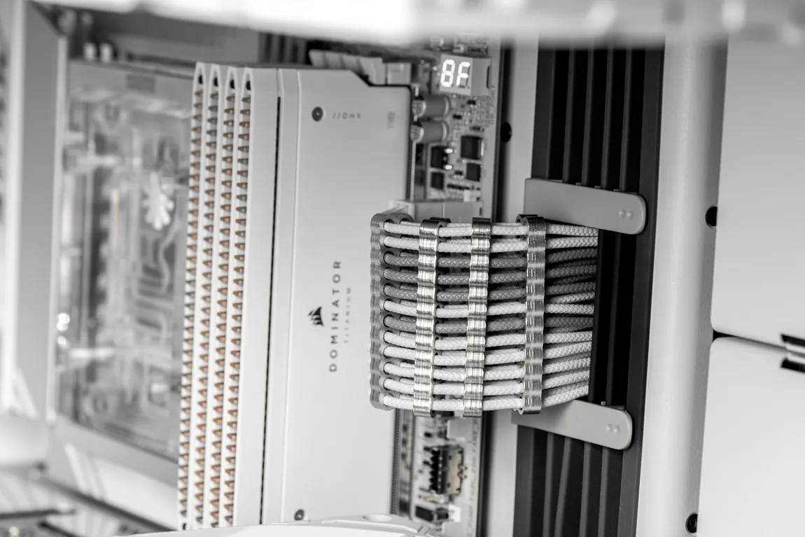 A server rack in a datacentre, where both Windows and Linux workloads run